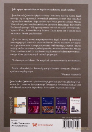Rozmowy z Hanną Segal. Jej wpływ na psychoanalizę - Hanna Segal, Jean-Michel Quinodoz [KSIĄŻKA]