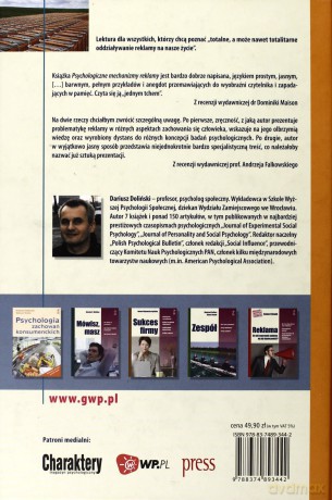 Psychologiczne mechanizmy reklamy - Dariusz Doliński [KSIĄŻKA]