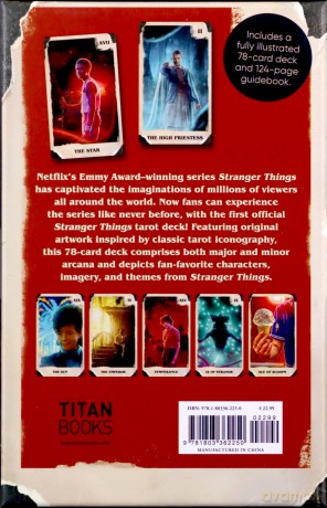 Stranger Things Tarot Deck and Guidebook - Casey Gilly [KSIĄŻKA]