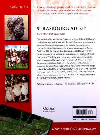 Strasbourg AD 357: The victory that saved Gaul: 336 (Campaign) - Raffaele D'Amato [KSIĄŻKA]