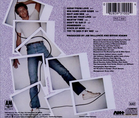 Bryan Adams: Bryan Adams [CD]