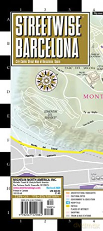 Streetwise Barcelona Map - Laminated City Center Street Map of Barcelona, Spain: City Plans (Michelin City Plans) - Michelin [KSIĄŻKA]