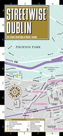 Streetwise Dublin Map - Laminated City Center Street Map of Dublin, Ireland: City Plans (Michelin City Plans) - Michelin [KSIĄŻKA]