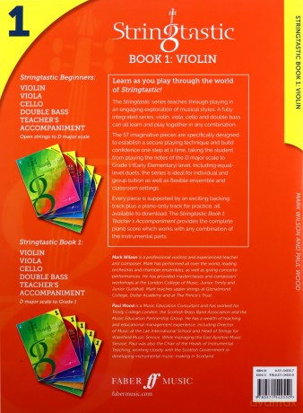 Stringtastic Book 1: Violin: The integrated string series with over 50 fun pieces ideal for individual and group teaching - Mark Wilson [KSIĄŻKA]