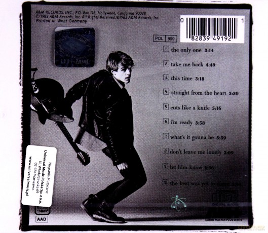 Bryan Adams: Cuts Like A Knife [CD]