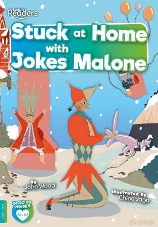 Stuck at Home with Jokes Malone (BookLife Readers) - Wood [KSIĄŻKA]