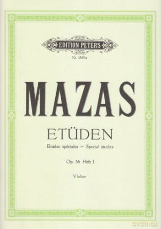 Studies Op. 36 for Violin -- Études Spéciales: Nos. 1-30 (Edition Peters) [KSIĄŻKA]