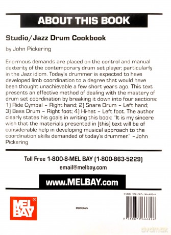 Studio - Jazz Drum Cookbook - John Pickering [KSIĄŻKA]