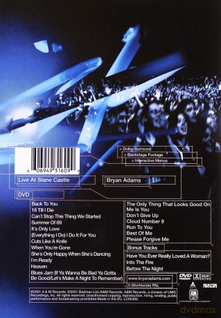 Bryan Adams: Live At Slane Castle [DVD]