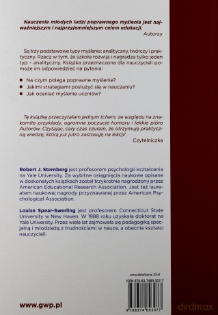 Jak nauczyć dzieci myślenia - Louise Spear-Swerling, Robert J. Sternberg [KSIĄŻKA]