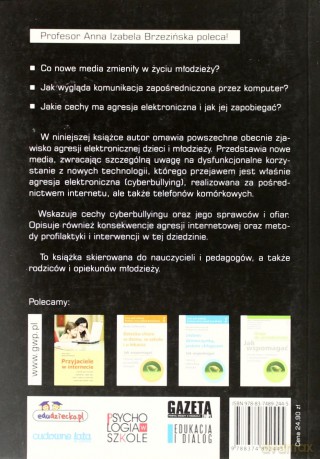 Agresja elektroniczna wśród dzieci i młodzieży - Jacek Pyżalski [KSIĄŻKA]