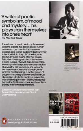 Suddenly Last Summer and Other Plays (Penguin Modern Classics) - Tennessee Williams [KSIĄŻKA]