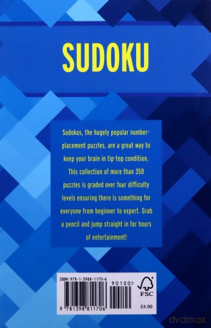 Sudoku: Over 350 Puzzles - Eric Saunders [KSIĄŻKA]