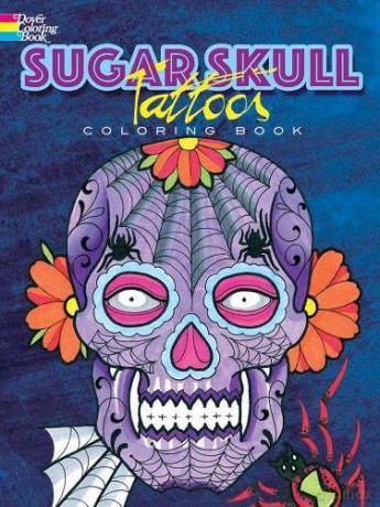 Sugar Skull Tattoos Coloring Book (Creative Haven Coloring Books) - Erik Siuda [KSIĄŻKA]