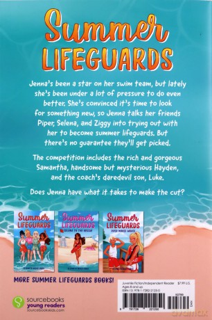 Summer Lifeguards: Jenna Tests the Waters: 2 (Summer Lifeguards, 2) - Elizabeth Doyle Carey [KSIĄŻKA]
