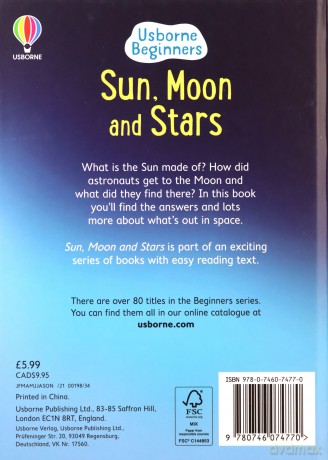 Sun, Moon and Stars (Usborne Beginners): 1 - Stephanie Turnbull [KSIĄŻKA]