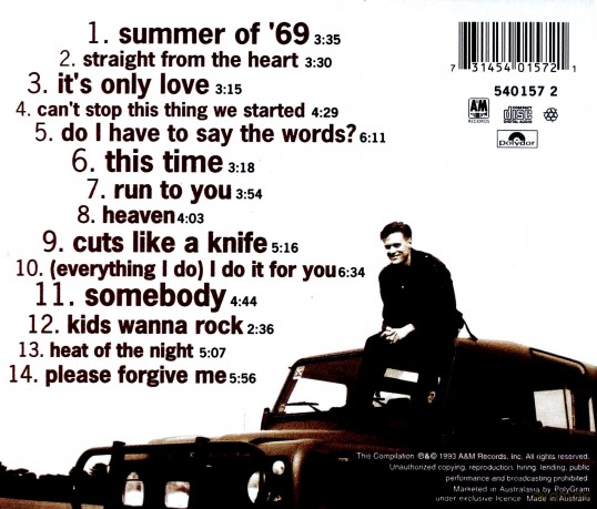 Bryan Adams: So Far So Good-Best Of [CD]