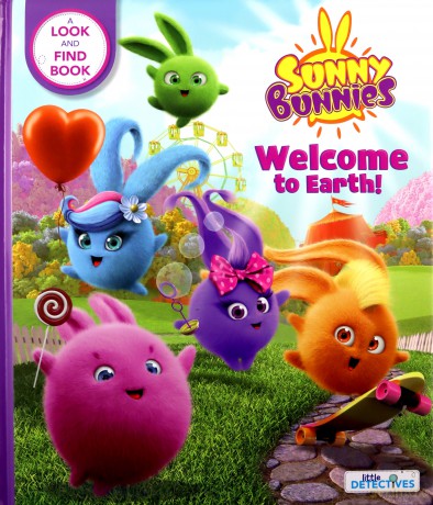 Sunny Bunnies: Welcome to Earth (Little Detectives): A Look-and-Find Book (US Edition) - Digital Light Studios [KSIĄŻKA]