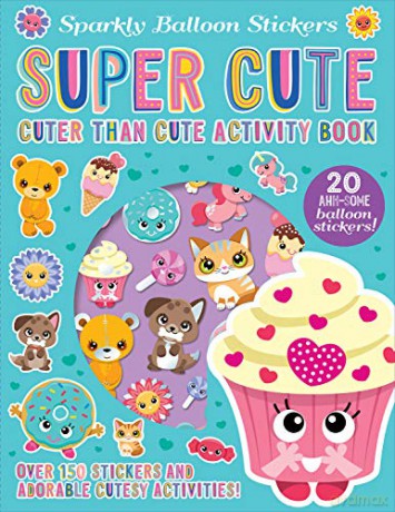 Super Cute (Sparkly Balloon Sticker Activity Books) - Imagine That [KSIĄŻKA]