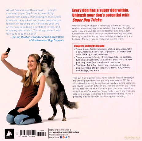Super Dog Tricks: Make Your Dog a Super Dog with Step by Step Tricks and Training Tips - As Seen on America's Got Talent! - Sara Carson [KSIĄŻKA]