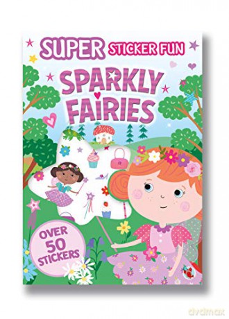 SUPER STICKER FUN SPARKLY FAIRIES [KSIĄŻKA]