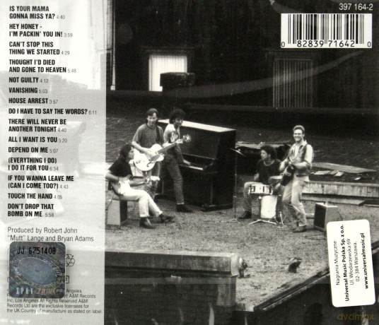 Bryan Adams: Waking Up The Neighbours [CD]