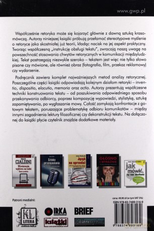 Instrukcja obsługi tekstów. Metody retoryki - Anna Nita, Jacek Wasilewski [KSIĄŻKA]