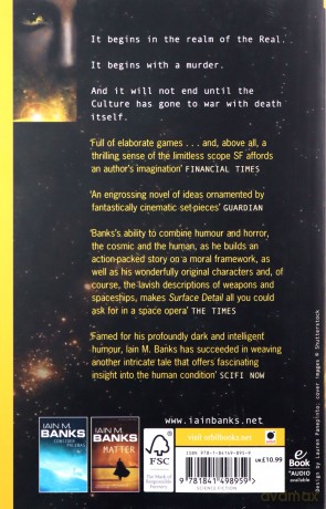 Surface Detail (Culture Novels) - Iain M. Banks [KSIĄŻKA]