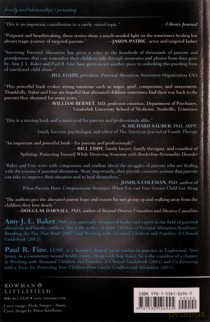 Surviving Parental Alienation: A Journey of Hope and Healing - Amy Baker [KSIĄŻKA]