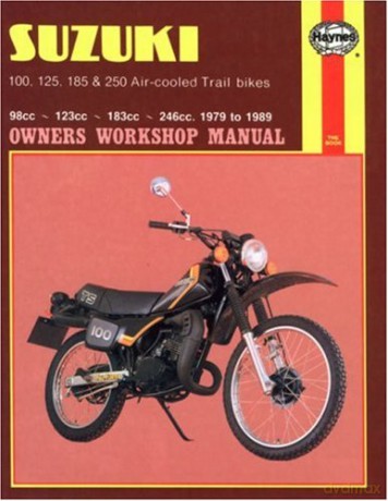 Suzuki 100, 125, 185 and 250cc Trail Bikes 1979-89 Owner's Workshop Manual (Motorcycle Manuals) - Anon [KSIĄŻKA]