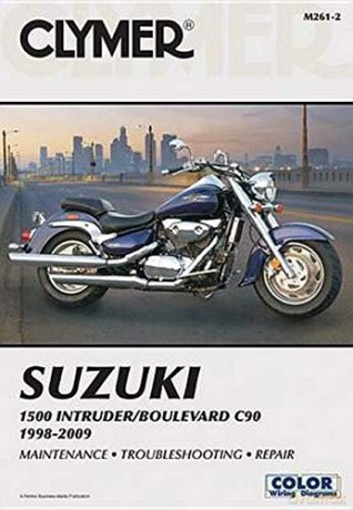 Suzuki 1500 Intruder/Boulevard C90 1998-2009 (Clymer Color Wiring Diagrams) - James Grooms [KSIĄŻKA]