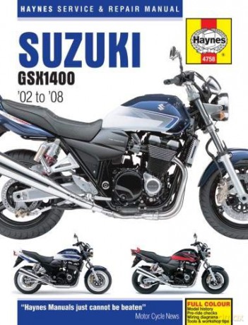 Suzuki GSX1400 (02 - 08) Haynes Repair Manual - Haynes [KSIĄŻKA]
