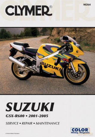 Suzuki GSX-R600 2001-2005: Service - Repair - Maintenance (Clymer Motorcycle Repair) (Clymer Manuals: Motorcycle Repair) - James Grooms [KSIĄŻKA]