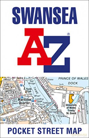 Swansea A-Z Pocket Street Map - A-Z Maps [KSIĄŻKA]