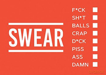 Swear Vouchers: The Filthy Way to Say What You Really Think [KSIĄŻKA]