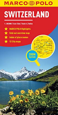 Switzerland Marco Polo Map (Marco Polo Maps) - Marco Polo [KSIĄŻKA]