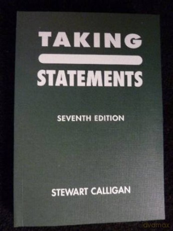 Taking Statements - Stewart Calligan [KSIĄŻKA]