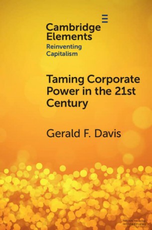Taming Corporate Power in the 21st Century (Elements in Reinventing Capitalism) - Gerald F. Davis [KSIĄŻKA]