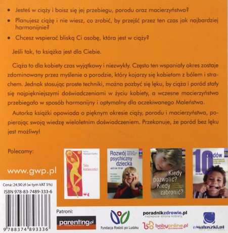 Ciąża i poród bez obaw (dodruk 2012) - Iga Czarnawska-Iliev [KSIĄŻKA]