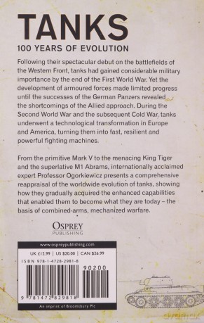Tanks: 100 years of evolution - Professor Richard Ogorkiewicz [KSIĄŻKA]
