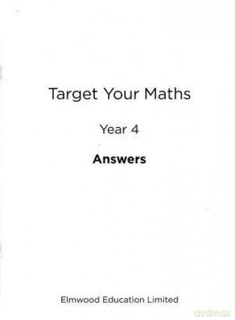 Target Your Maths Year 4 Answer Book - Stephen Pearce [KSIĄŻKA]