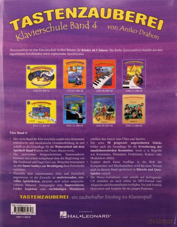 Tastenzauberei Band 4: Klavierschule Band 4 [KSIĄŻKA]