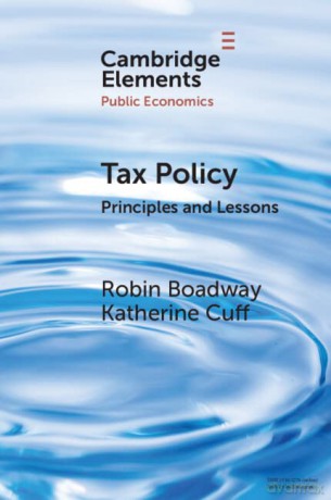 Tax Policy: Principles and Lessons (Elements in Public Economics) - Robin Boadway [KSIĄŻKA]