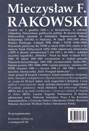 Dzienniki polityczne 1981-1983 - Mieczysław F. Rakowski [KSIĄŻKA]
