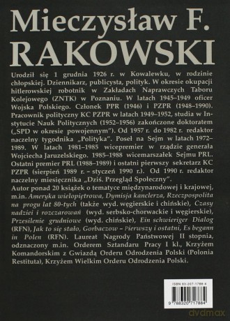 Dzienniki polityczne 1987-1990 - Mieczysław F. Rakowski [KSIĄŻKA]