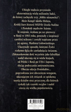 Protokoły mędrców Syjonu. Autentyk czy falsyfikat (dodruk 2012) - Janusz Tazbir [KSIĄŻKA]