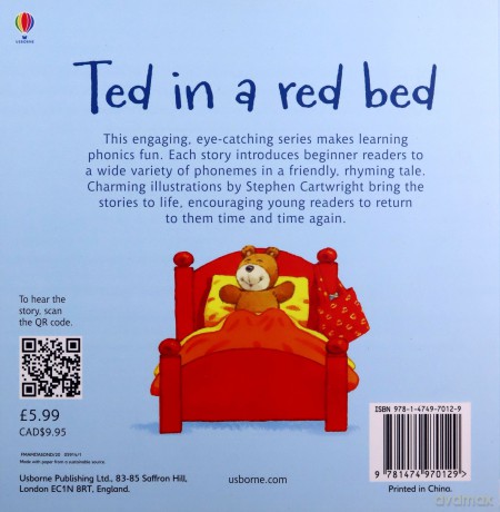 Ted in a Red Bed (Phonics Readers): 1 - Russell Punter [KSIĄŻKA]