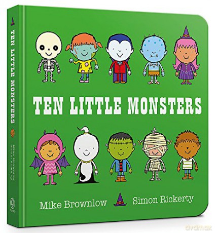 Ten Little Monsters Board Book - Mike Brownlow [KSIĄŻKA]