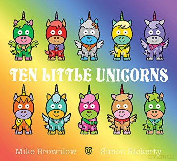 Ten Little Unicorns - Mike Brownlow [KSIĄŻKA]