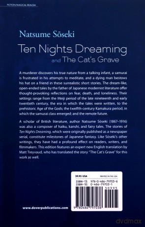 Ten Nights Dreaming: And the Cat's Grave (Dover Books on Literature and Drama) - Natsume Soseki [KSIĄŻKA]
